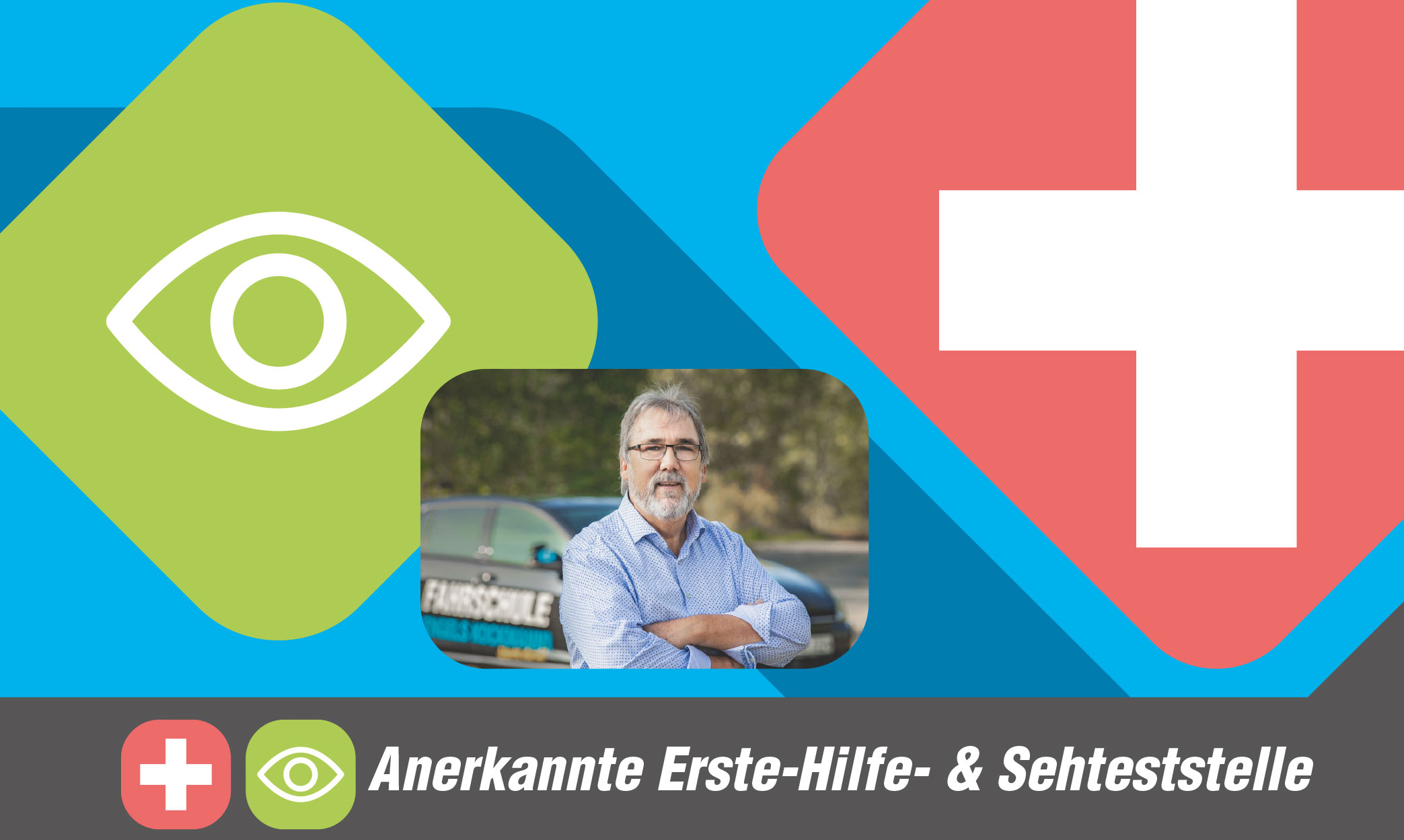 Erste-Hilfe-Kurs & Sehtest