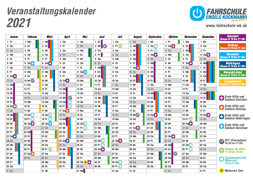 Veranstaltungskalender 2021 2